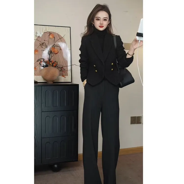 贵气复古外套2025新款秋冬设计感小香风时尚百搭显瘦收腰上衣女