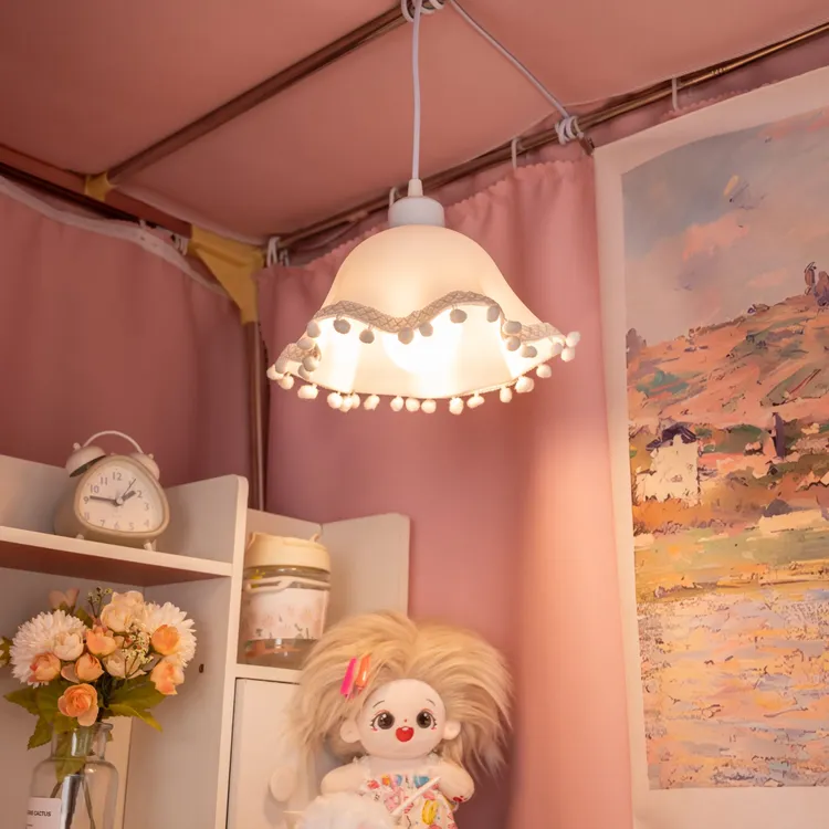 大学生床上灯悬挂宿舍充电挂灯寝室夜灯床上学习灯氛围灯上铺吊灯