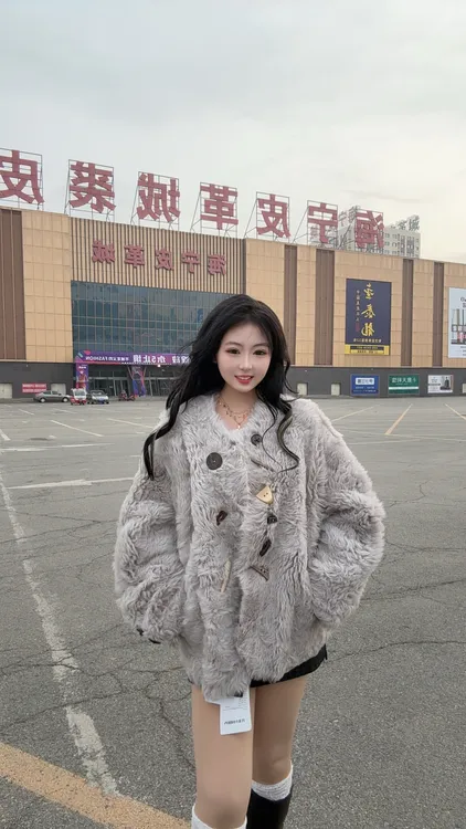 【2025年新款上新】彩色扣子羊皮羊毛皮毛一体托斯卡纳冬季百搭款