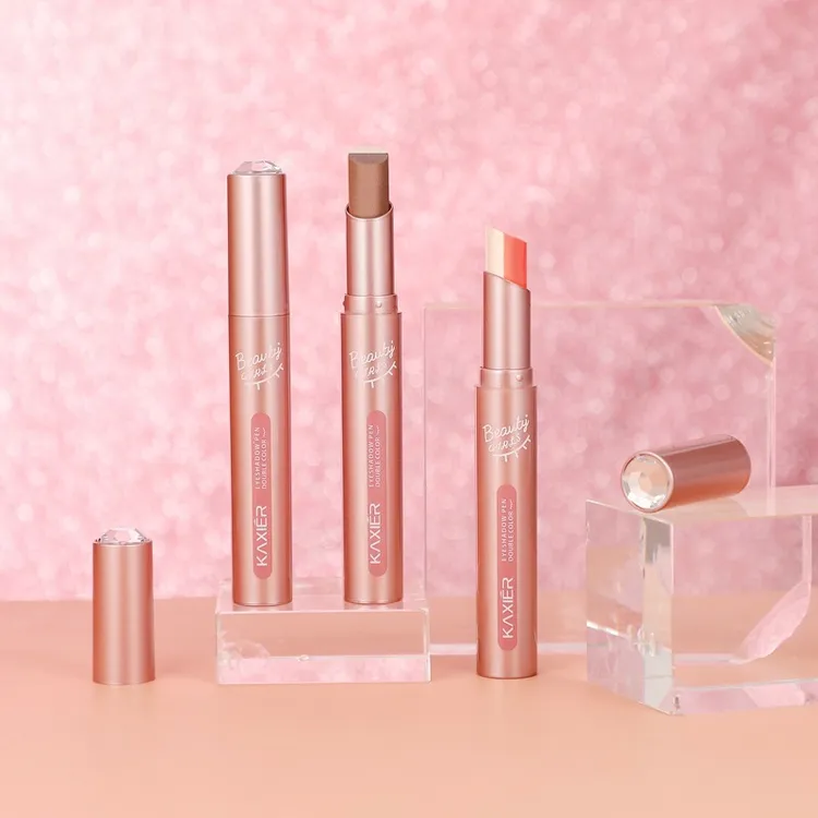 卡希尔懒人双色眼影笔 不易晕染珠光大地色高光眼影化妆品彩妆