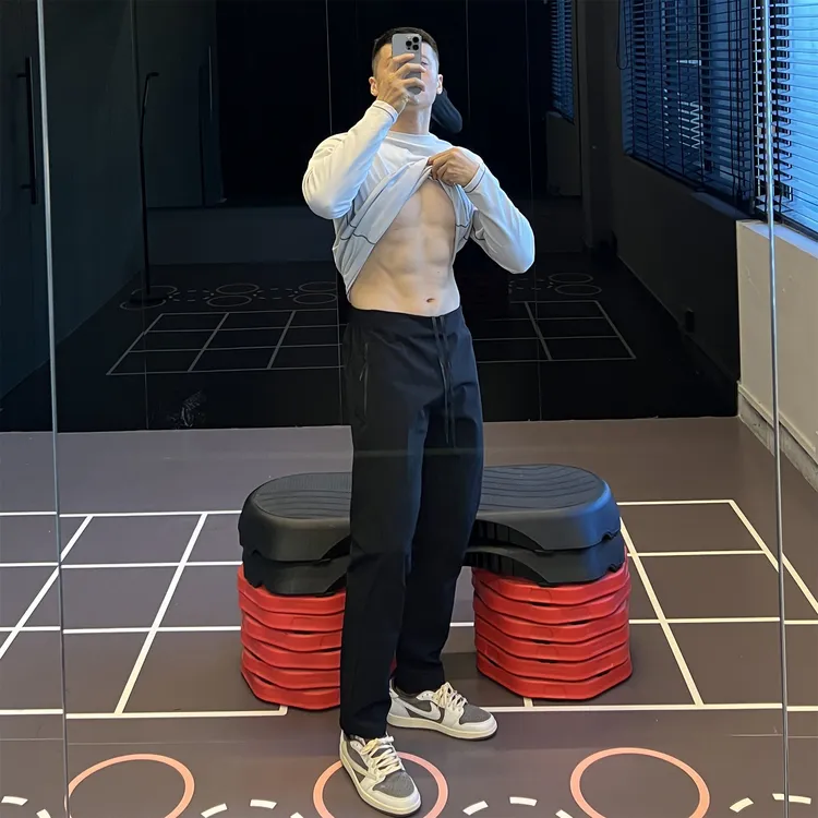 IRONTRAP无痕速干弹力户外运动裤轻薄透气修身直筒休闲裤健身裤子