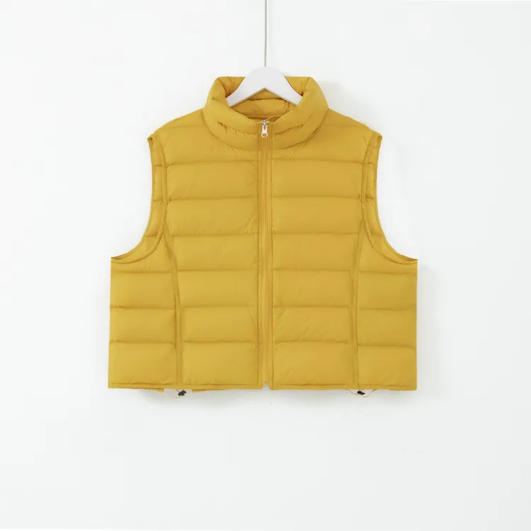 几里与麻 立领排骨羽绒马甲 衣长56胸围124 2103053