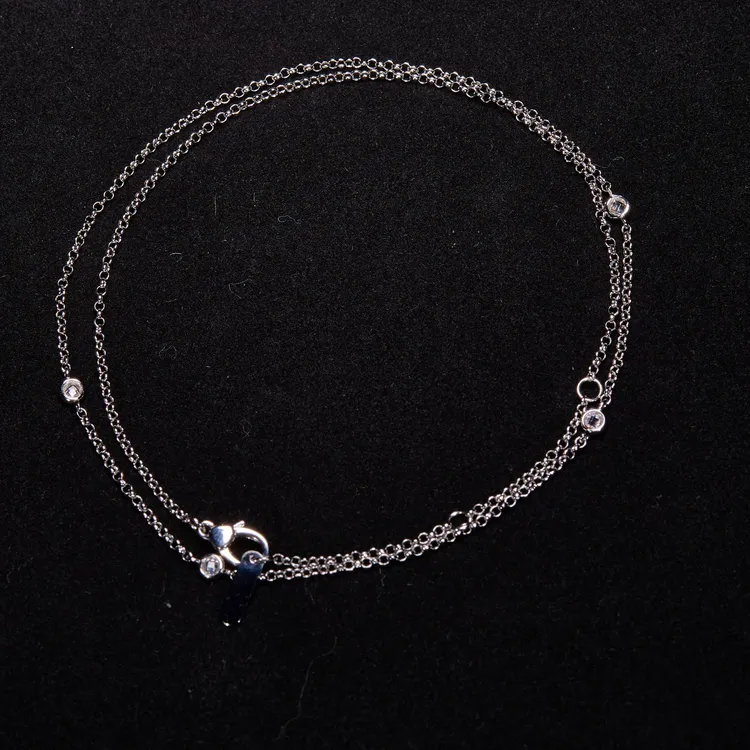 链子925银 如苑珠宝S925银链意大利工艺