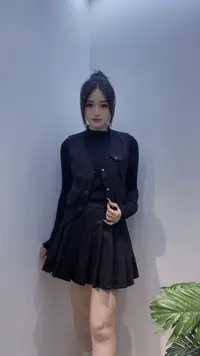 29089学院风时尚套装女装衬衫时尚百褶裙气质复古上衣背心