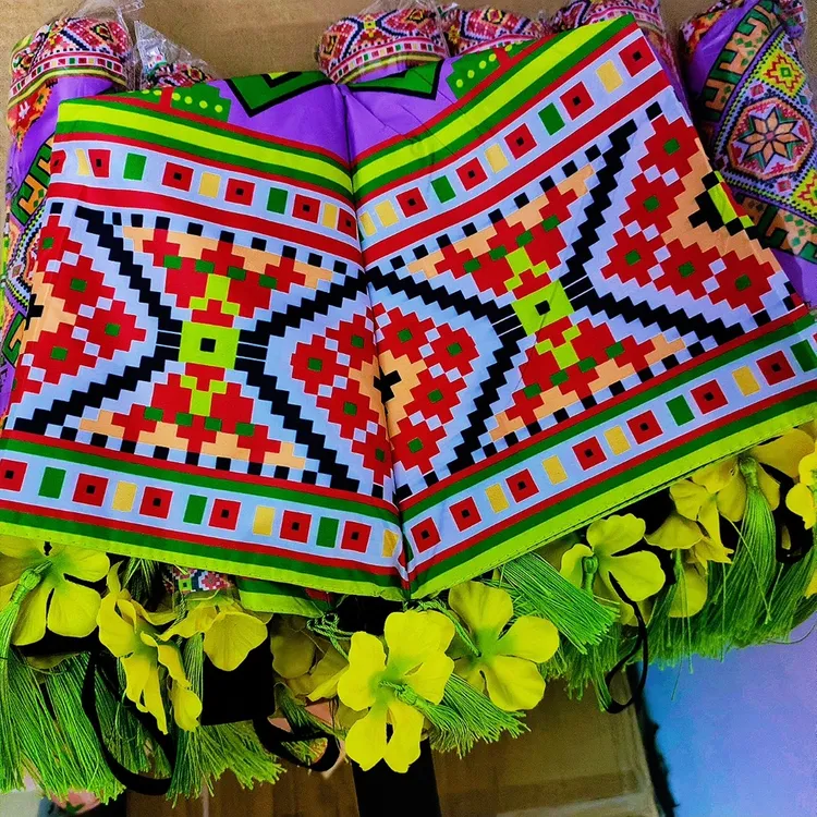 工艺手工花伞餐厅婚礼户外装饰伞旅拍道具伞