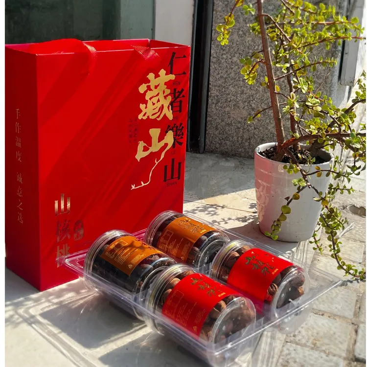 送长辈家人亲戚特产手剥坚果礼盒临安山核桃2025年新货过节礼盒