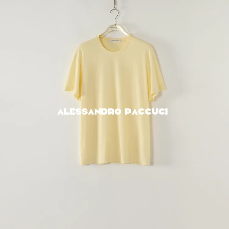 AP洛哥52058TT 多色100精梳棉圆领时尚百搭宽松短袖T恤 夏季