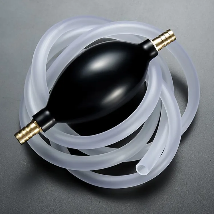 高档茶盘排水管橡胶上下抽水软管吸水球铜头茶几茶渣桶茶具配件