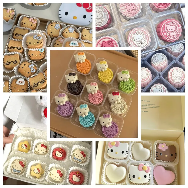 Hellokitty三丽鸥凯蒂猫月饼系列大礼包对口味礼盒装中秋节日送礼