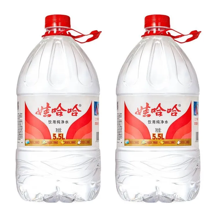 娃哈哈纯净水 塑膜装 5.5L*4瓶【江浙沪皖】