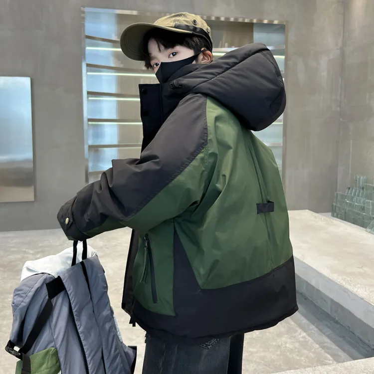 男童羽绒服爆款加厚2025新款儿童冬季冲锋衣外套洋气中大童防寒服