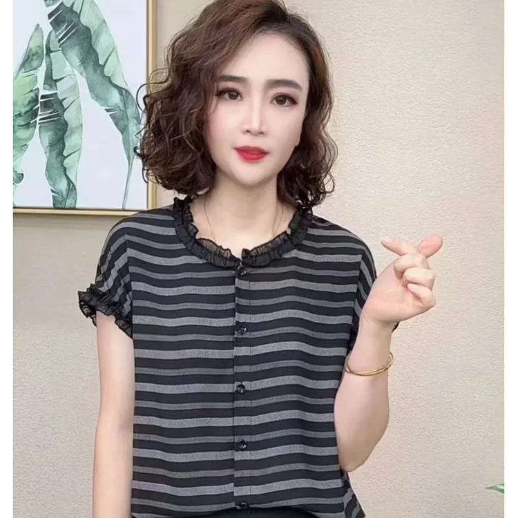 2025气质百搭减龄显瘦新款时尚T恤女气质上衣#57878