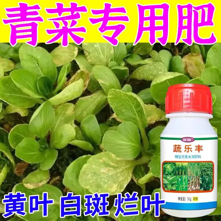 青菜肥青菜白斑青菜黄叶防烂根烂叶防管黄叶专用肥料蔬菜类肥料