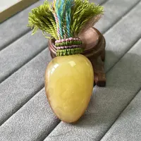 【伟伟鉴定】蜜蜡 留皮 萝卜 吊坠33/25/14