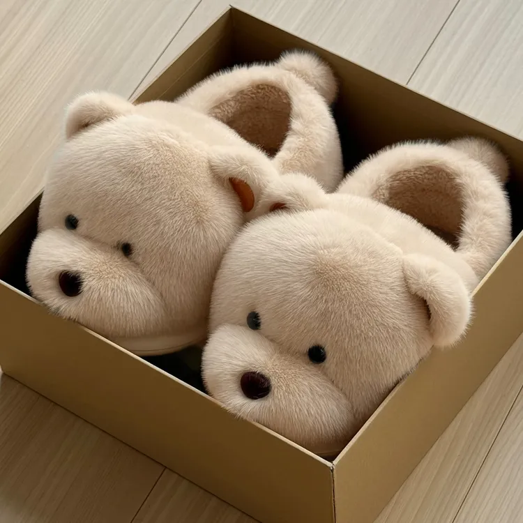 踩屎感棉拖鞋女款冬季包跟外穿2025新款室内厚底保暖毛绒棉鞋