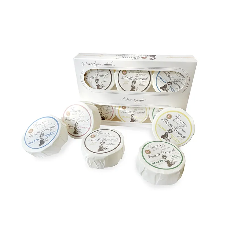 意大利进口柏札莱兄弟黄油礼盒40g*6草饲发酵黄油涂抹烘焙原料