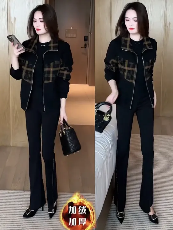 秋季新款穿搭女气质显瘦休闲洋气百搭减龄小个子高级外套3371
