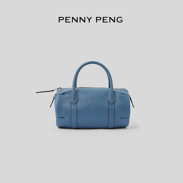 PENNYPENG Mini枕头包 十色时尚百搭手缝枕头包便携真皮手提包女