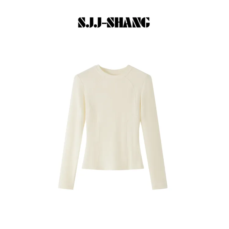 SJJ-SHANG【形织】澳洲利亚超细美丽诺羊毛针织打底衫q136213p