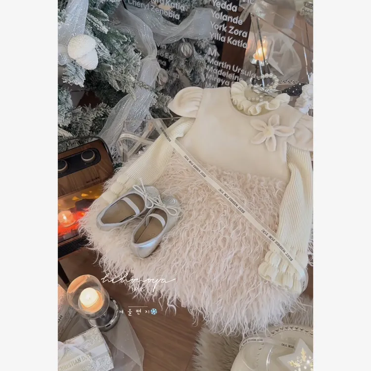 【玛丽公主】十六Hihoniya~2025冬季宝宝甜美流苏名媛千金风公主裙