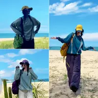 ekaso  轻量化户外拼接撞色男女同款宽松速干长袖T恤GA-921