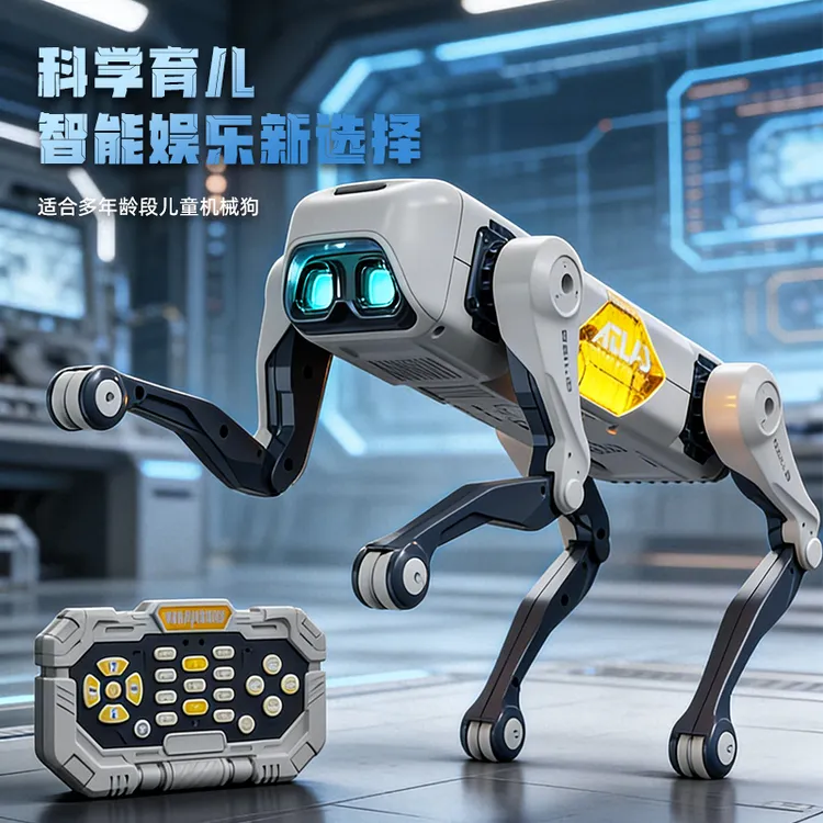 智能机器狗遥控AI编程语音互动仿生机器狗儿童电动玩具男女孩礼物