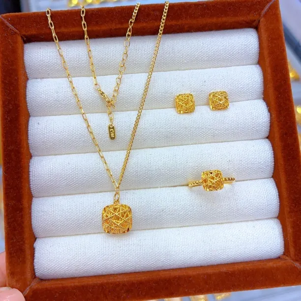 铜合金项链 时尚爆款项链511-12-19黄金颜色同款不易褪色不易过敏