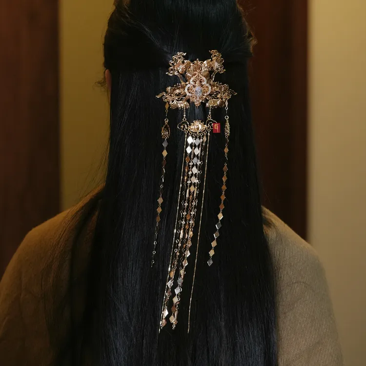 浮光系列·后压/WEHY0001 原创设计款新中式国风 发夹