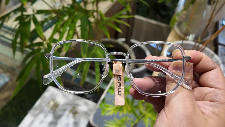 超清透明眼镜框架显瘦眼镜框素颜方圆脸神器适合大脸文艺复古女