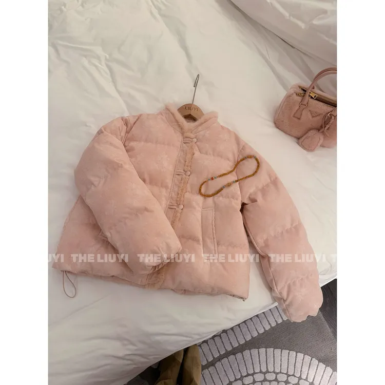 【LIUYI】暮亭雪~90白鸭绒新中式国风羽绒服外套51204B9