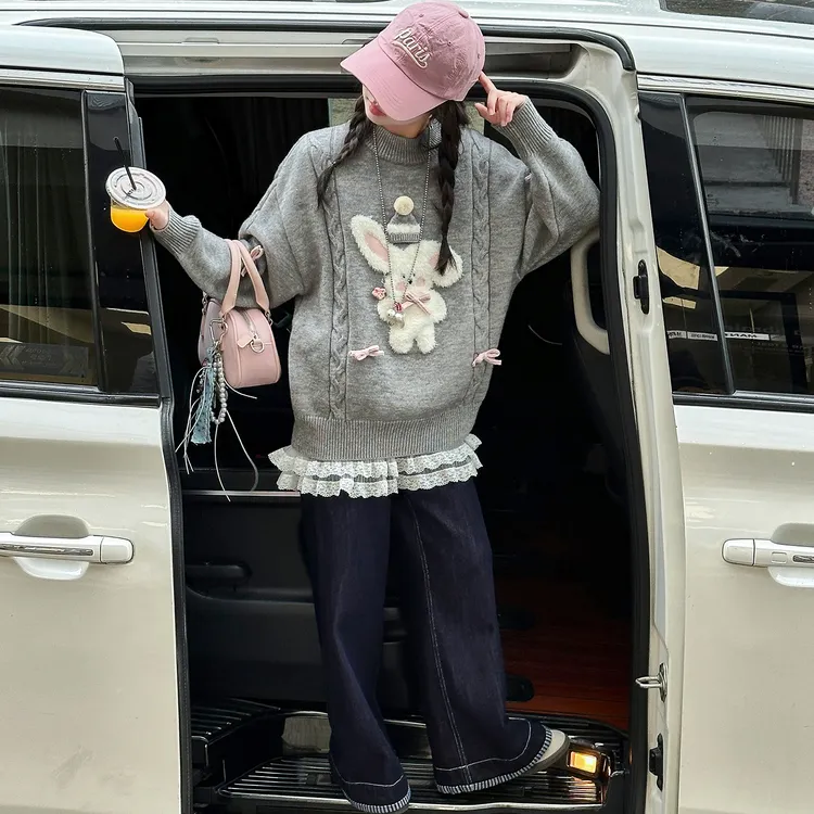 女童套装秋冬款2025新款洋气秋冬季时尚韩版加厚加绒卫衣两件套潮