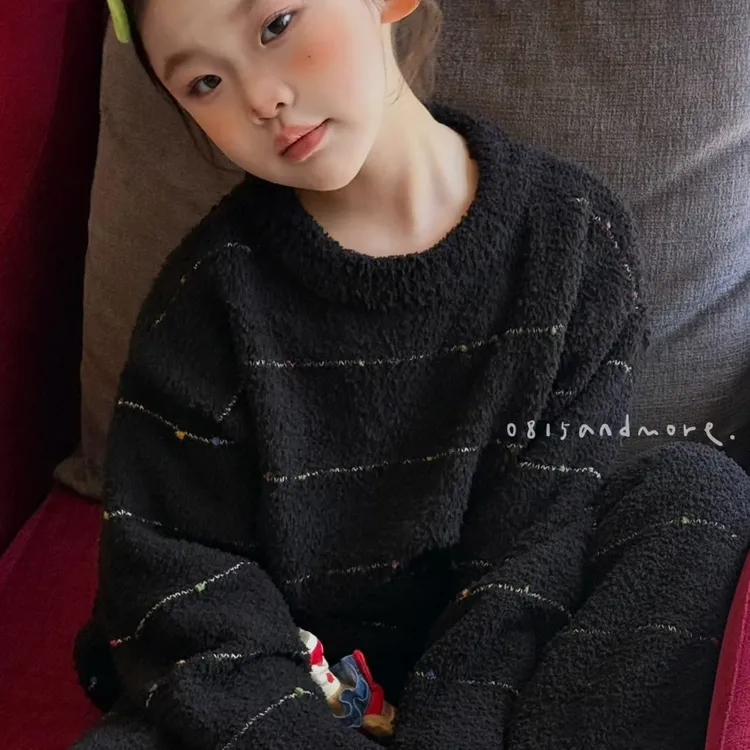 秋冬新款绵绵彩虹糖云朵暖宝宝家居服