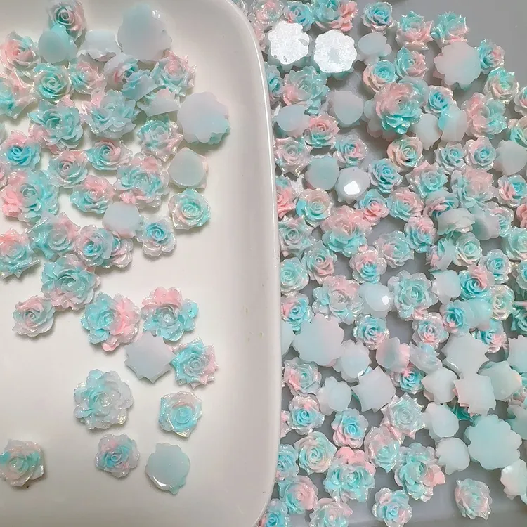 雕花diy穿戴甲手工发夹配件