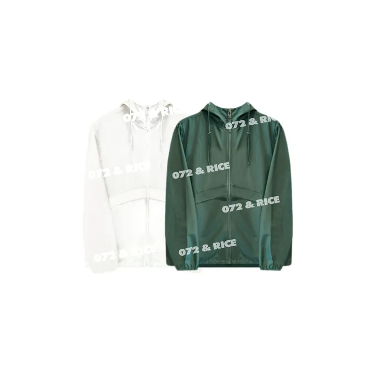 072 & RICE【轻氧外套】春季休闲连帽拉链长袖外套 A-AJY111
