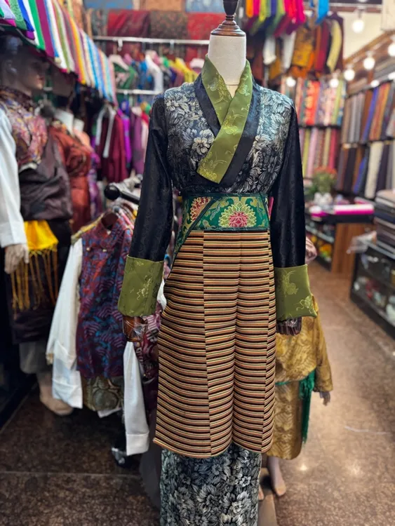 白玛金藏装高端 拉萨服三件套 双领衬衣