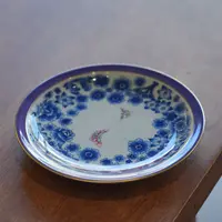 【YR】紫罗兰描金斗彩  （蝴蝶花）  壶承