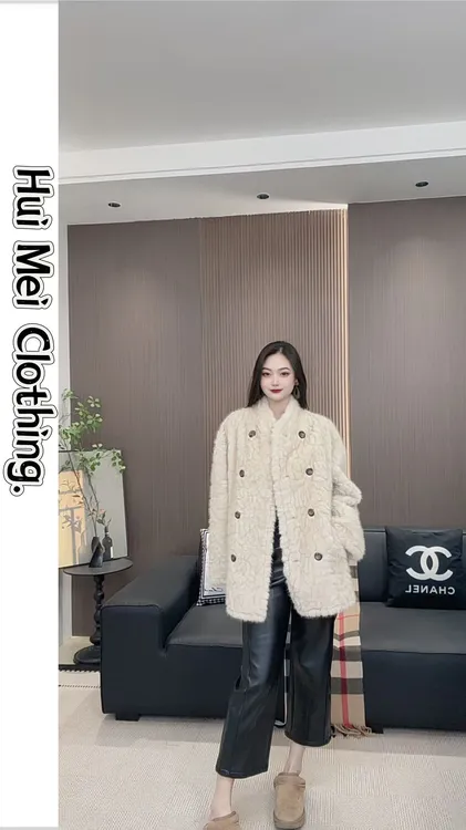 【汇美服饰】2025新款高奢气质双面穿短款外套