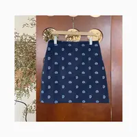 LNHJ【云岭】重工刺绣后拉链A版半身裙（有衬裤） 