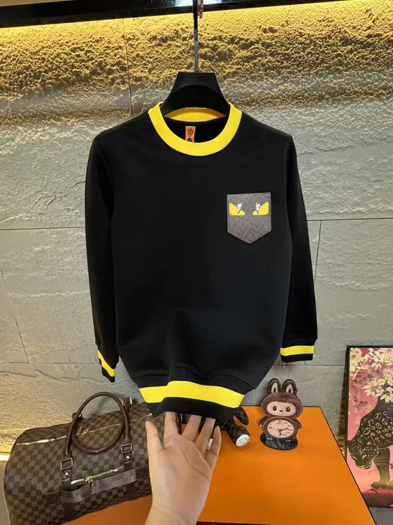 【琳】秋款新款男士重工百搭长袖休闲圆领卫衣百搭时尚卫衣69999