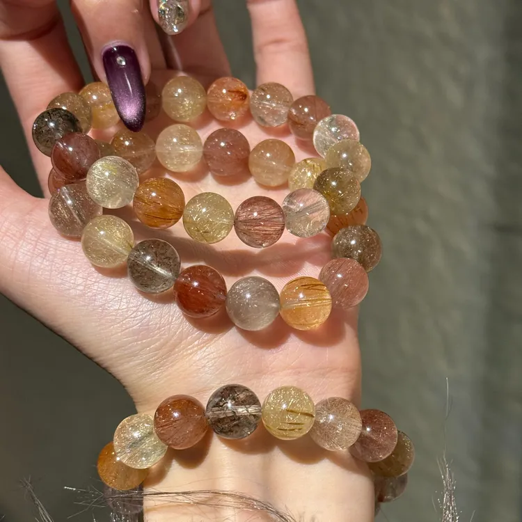 FIVE WALK原创设计品牌“财阀彩发晶”维纳斯水晶手串078