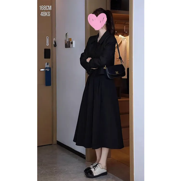 张元一同款女装韩版职场高端轻熟风西装外套女2025秋冬款短款上衣