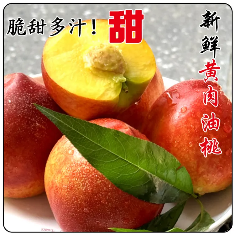 山西运城黄肉麻点油桃产地直发现摘现发整箱