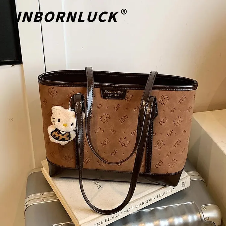 托特包女款爆款2025新款秋大容量通勤单肩包时尚大学生上课手提包