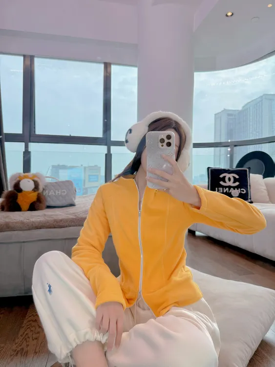 【LUXINIUYA】小腰精 新款修身显瘦锁温上衣外套#QDS467