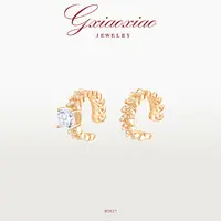 G XIAOXIAO 镀K金 【金缀星光】时尚气质高级感百搭耳夹 B7E27
