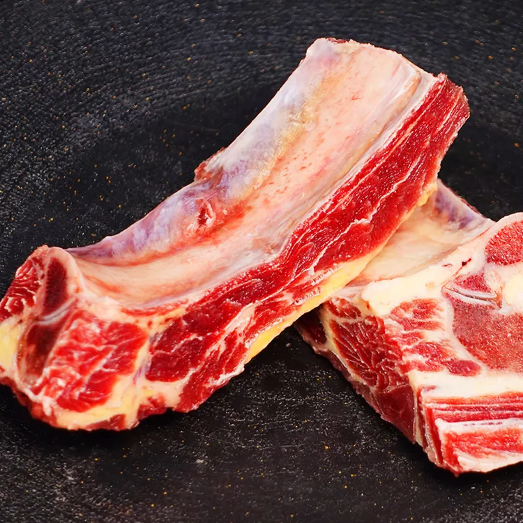 辉能牧场 精修五肋牛排牛肋排切块4斤通用