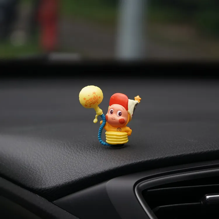 星星公仔人汽车小摆件迷你卡通可爱车载中控台屏幕窗边装饰品12