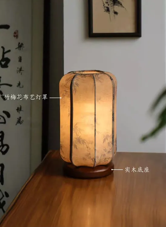 宋代美学台灯床头充电新中式客厅复古台灯卧室书房茶室氛围灯摆件