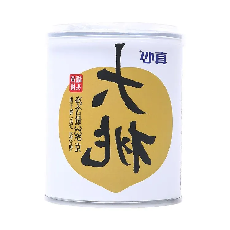 真心罐头黄桃水果罐头336g*6罐大桃瓣糖水黄桃罐头小23年7月产