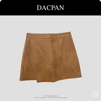 DACPAN- “复古辣妹”基础款高腰皮短裙 有安全裤2025/盼·PP 8150